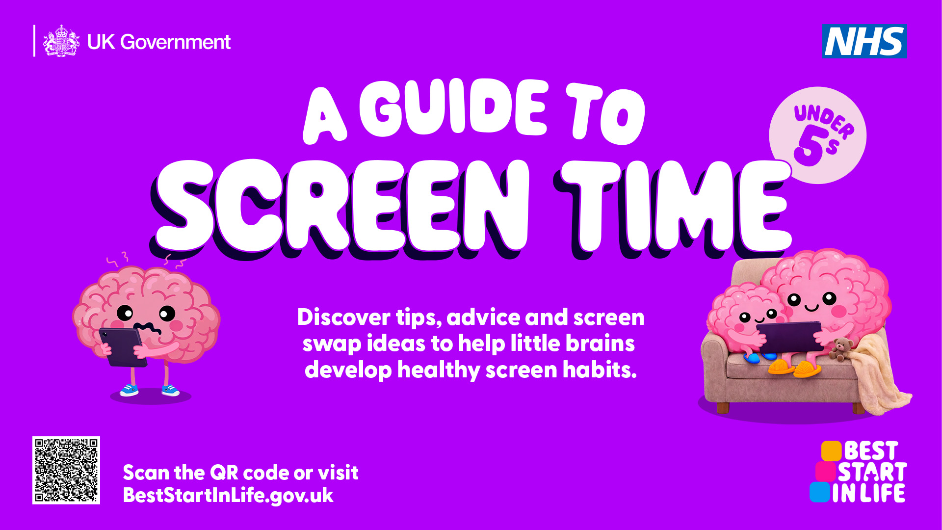 A guide to screen time for under 5s